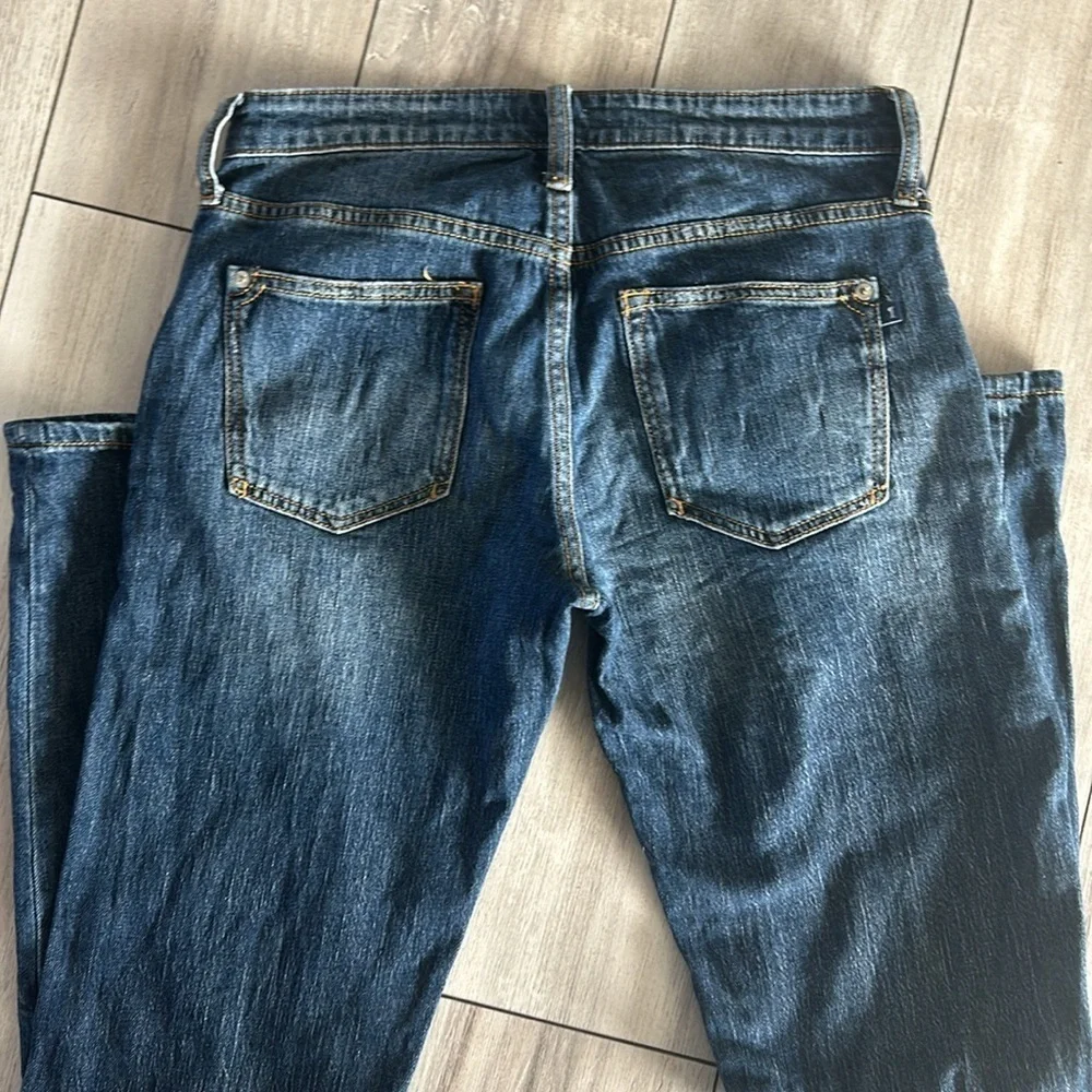 PILCRO anthropologie slim boyfriend crop jeans size 26